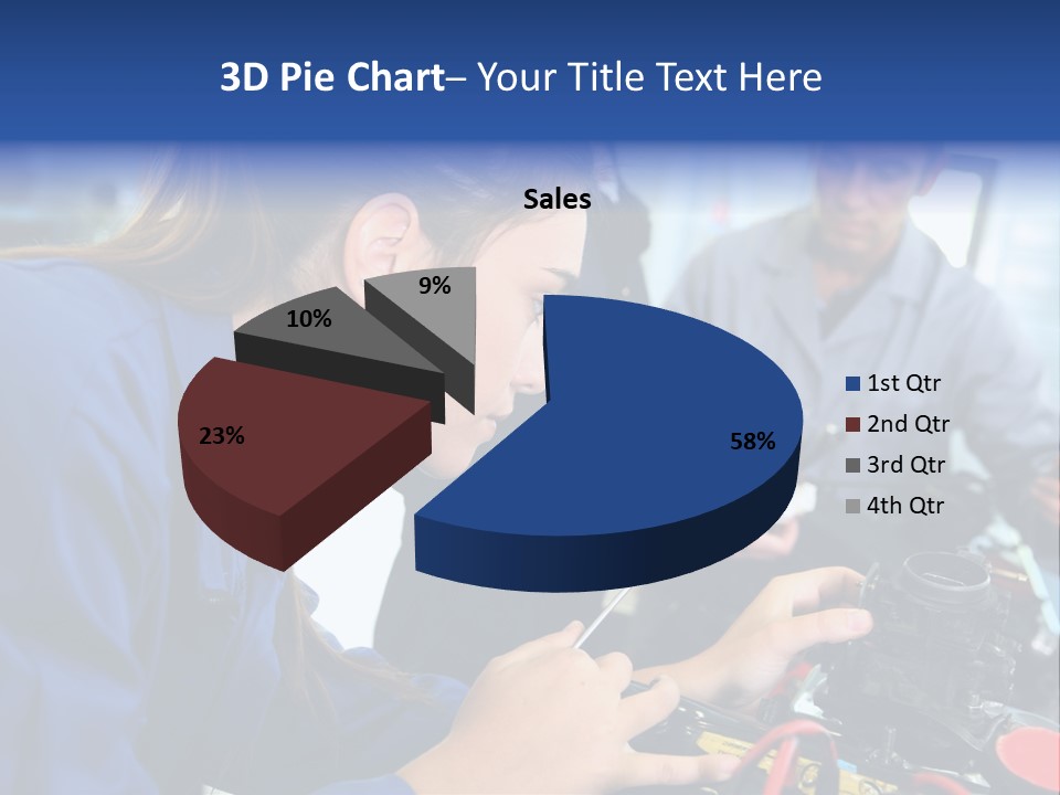 Teenager Student Repairman PowerPoint Template