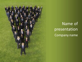 Staff Businessman Company PowerPoint Template