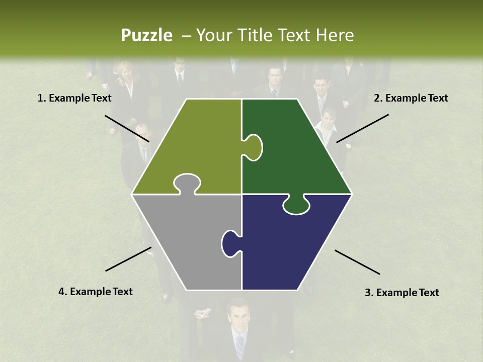 Staff Businessman Company PowerPoint Template