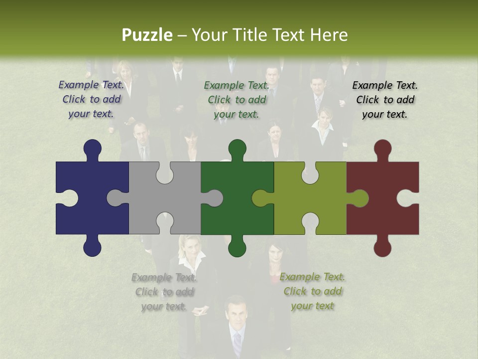 Staff Businessman Company PowerPoint Template