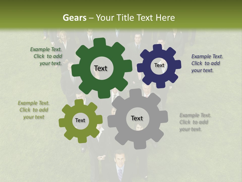 Staff Businessman Company PowerPoint Template