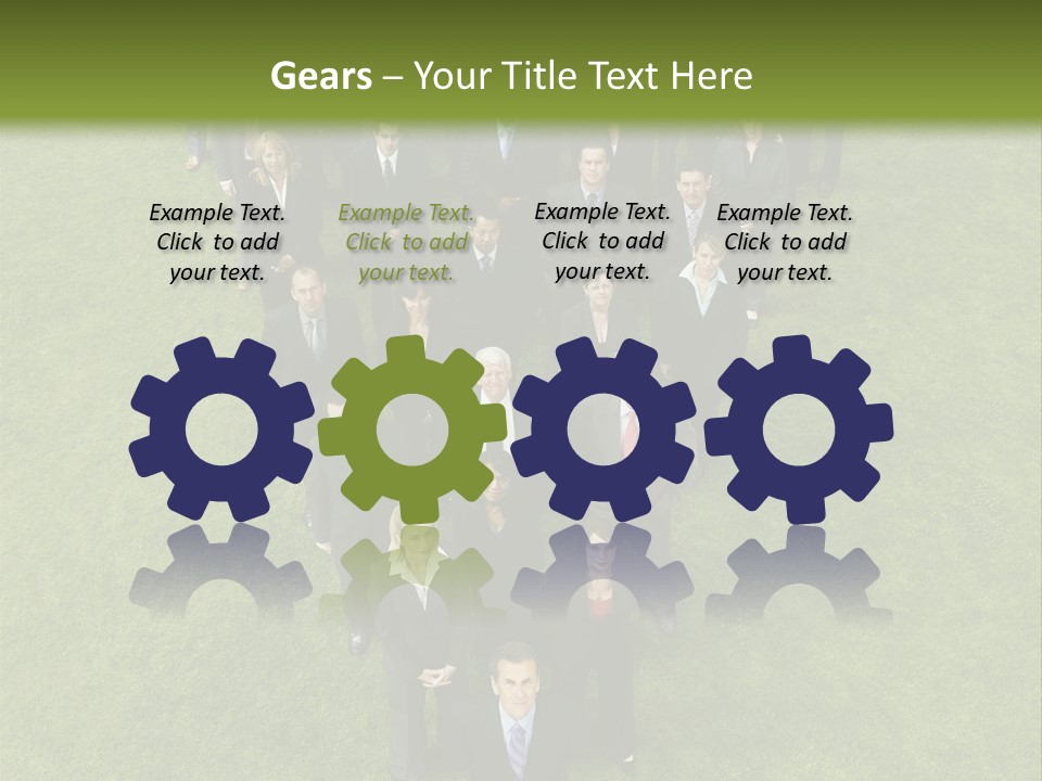 Staff Businessman Company PowerPoint Template