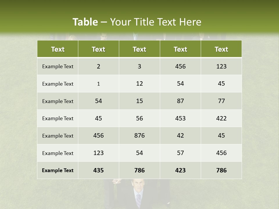 Staff Businessman Company PowerPoint Template
