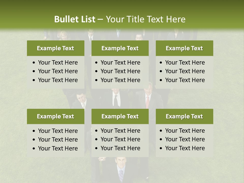 Staff Businessman Company PowerPoint Template
