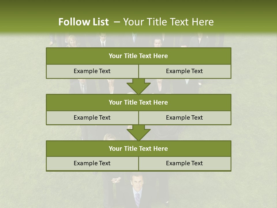 Staff Businessman Company PowerPoint Template