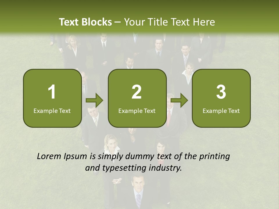 Staff Businessman Company PowerPoint Template