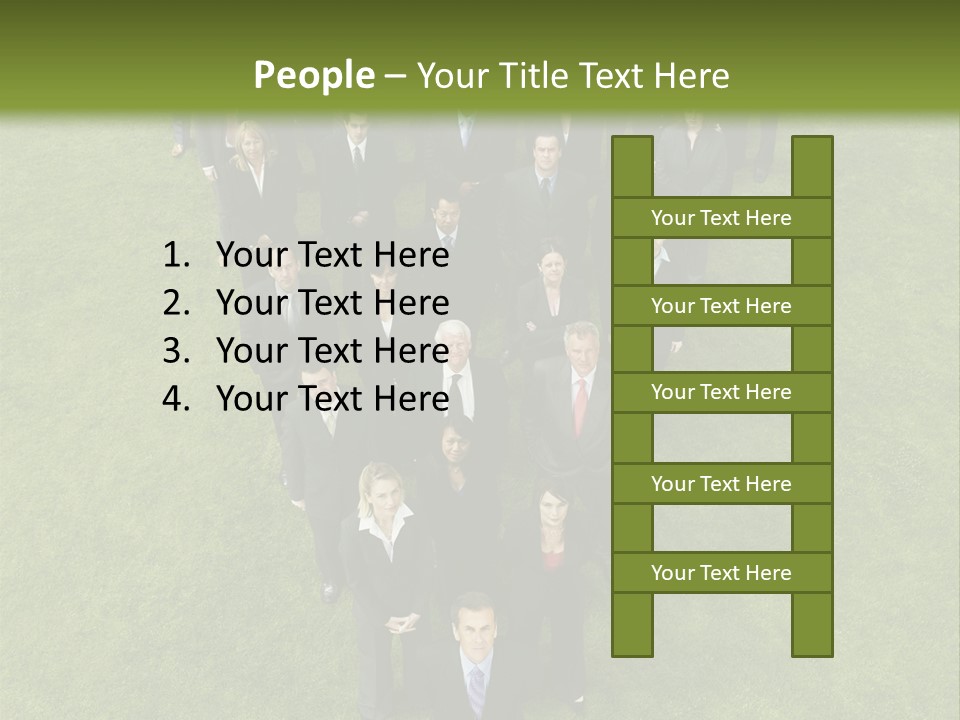 Staff Businessman Company PowerPoint Template