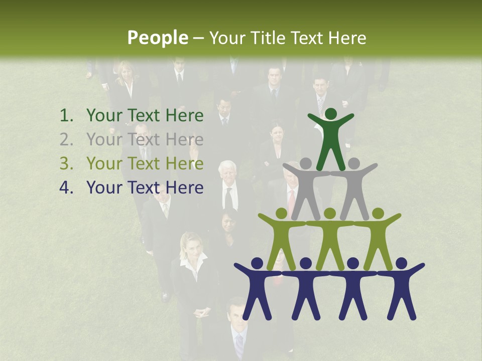 Staff Businessman Company PowerPoint Template