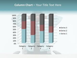 Indoors Front View Men PowerPoint Template