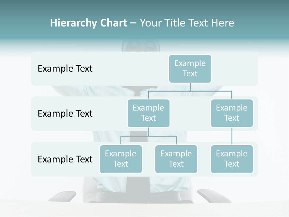 Indoors Front View Men PowerPoint Template
