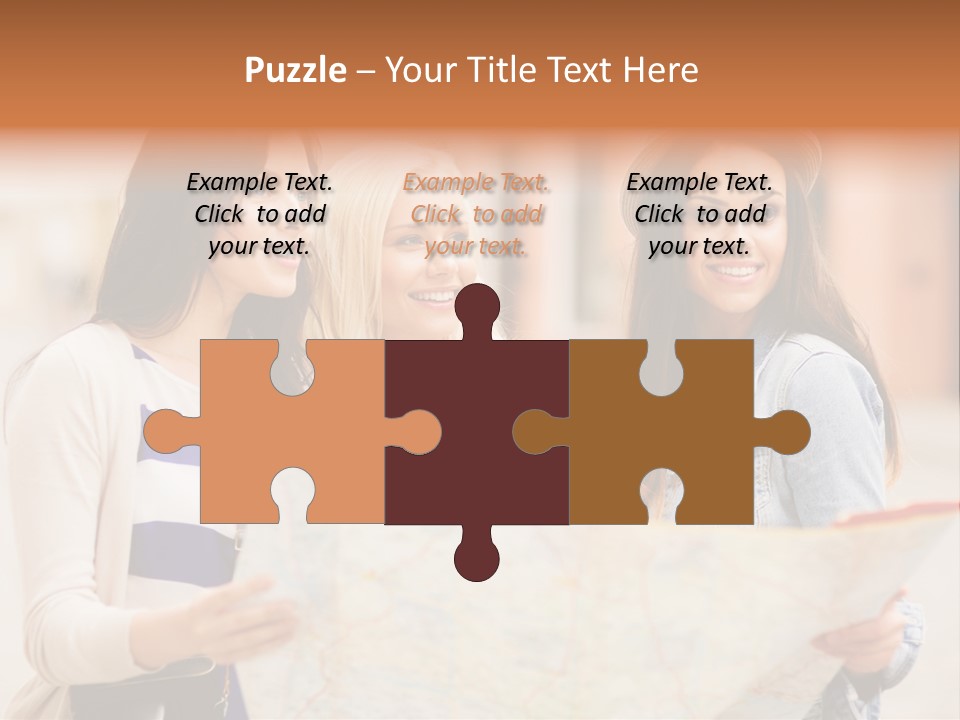 Tourist Street Visitors PowerPoint Template