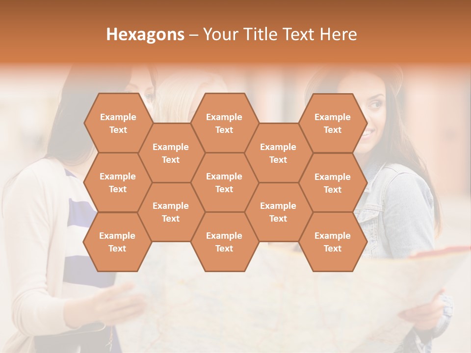 Tourist Street Visitors PowerPoint Template