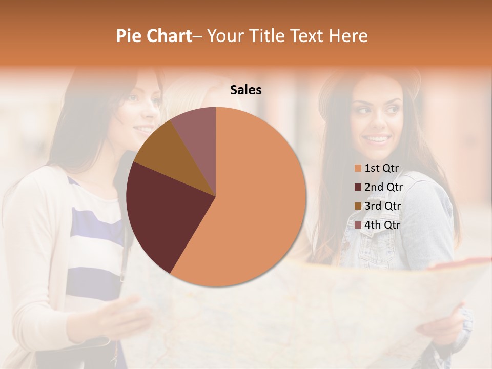 Tourist Street Visitors PowerPoint Template