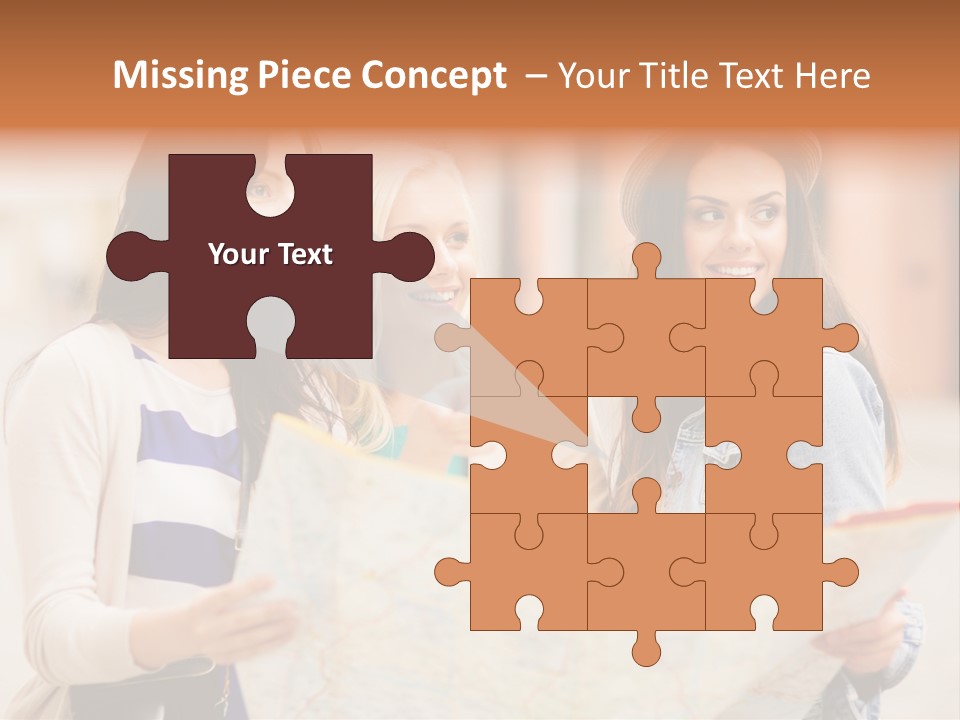 Tourist Street Visitors PowerPoint Template