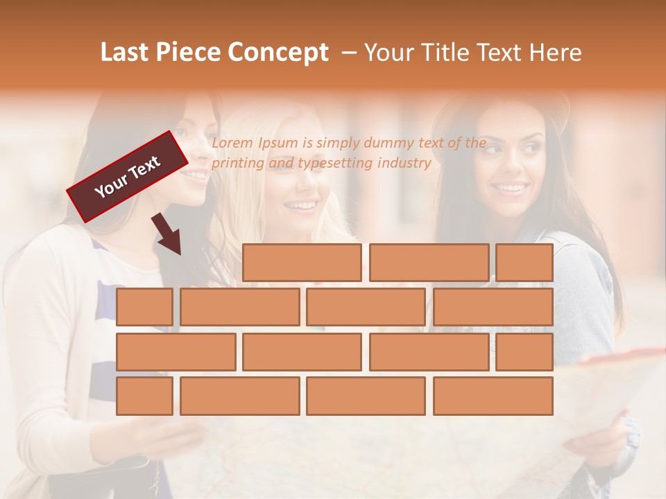 Tourist Street Visitors PowerPoint Template