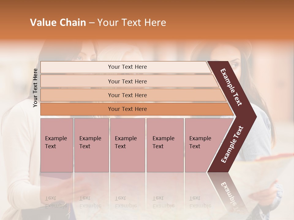 Tourist Street Visitors PowerPoint Template