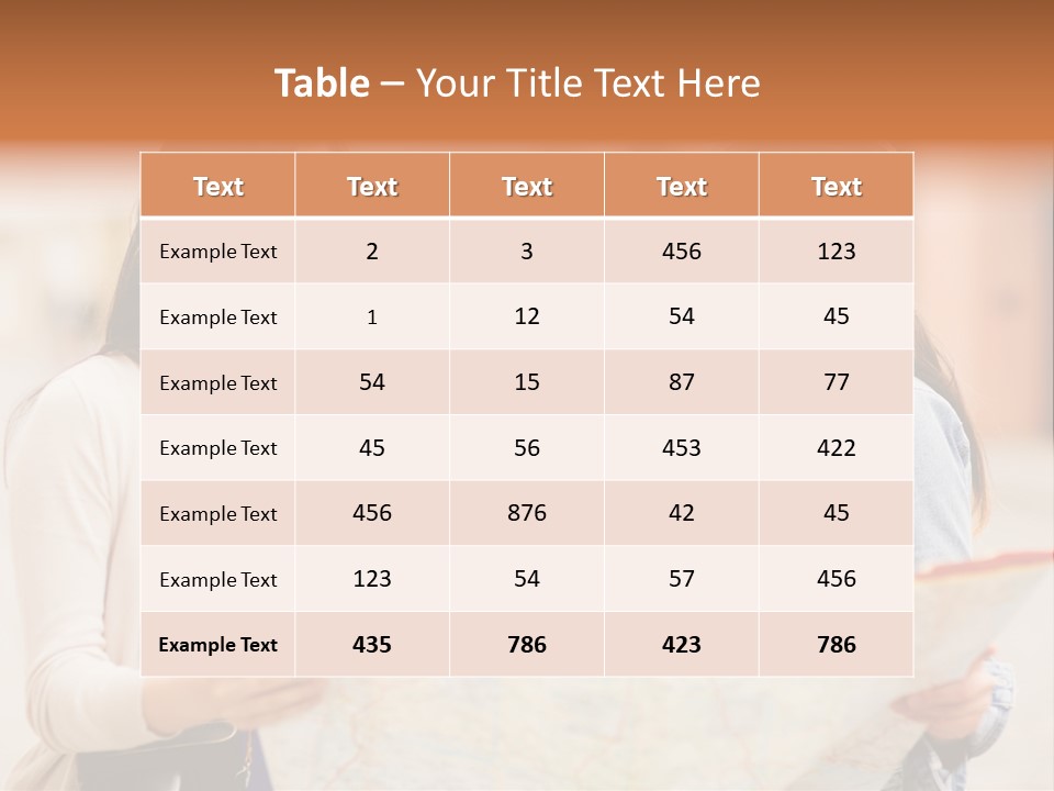 Tourist Street Visitors PowerPoint Template