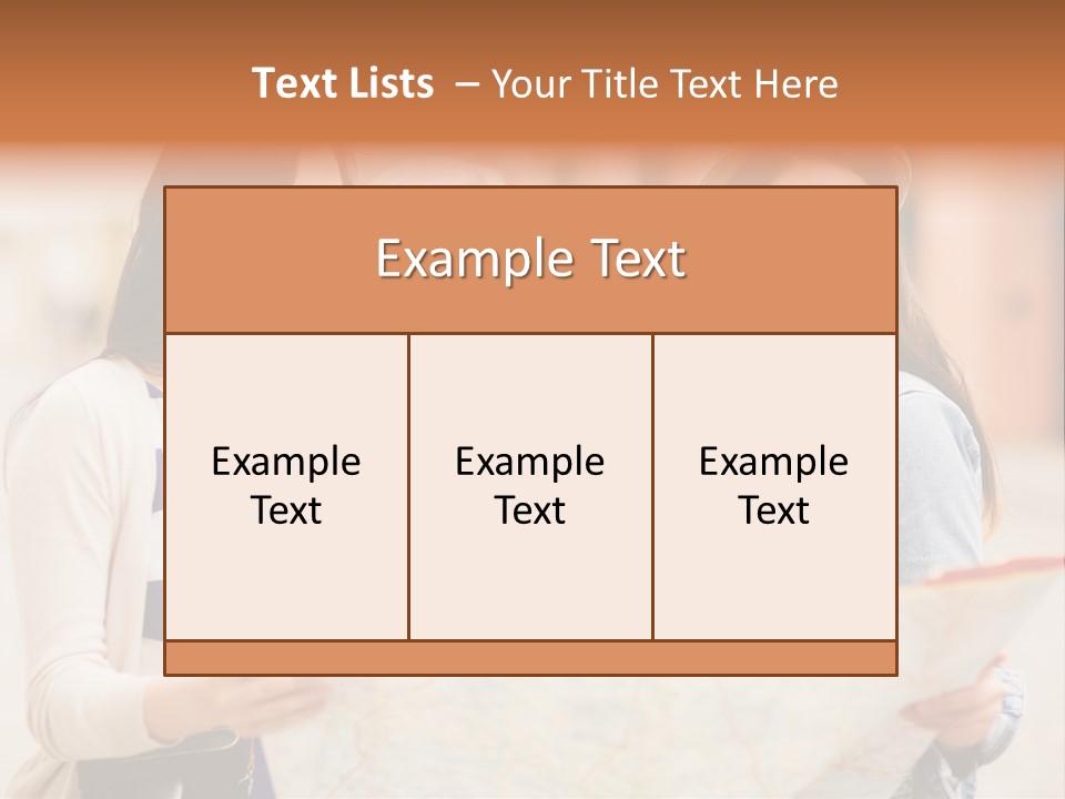 Tourist Street Visitors PowerPoint Template