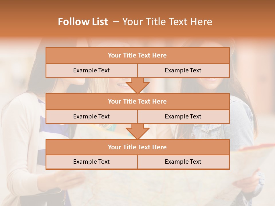 Tourist Street Visitors PowerPoint Template