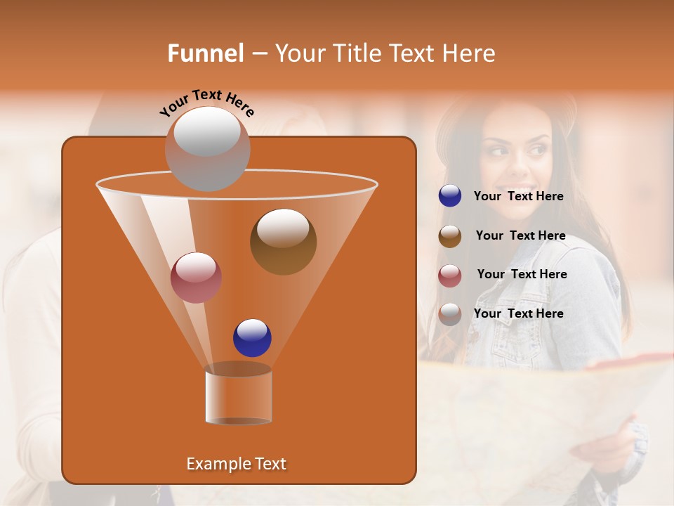 Tourist Street Visitors PowerPoint Template