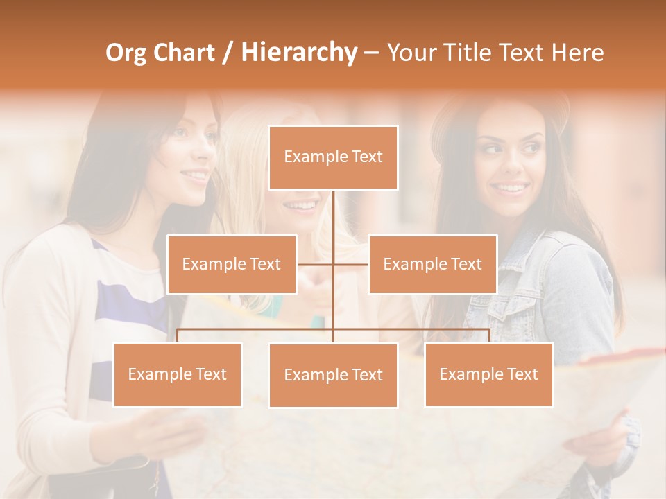 Tourist Street Visitors PowerPoint Template