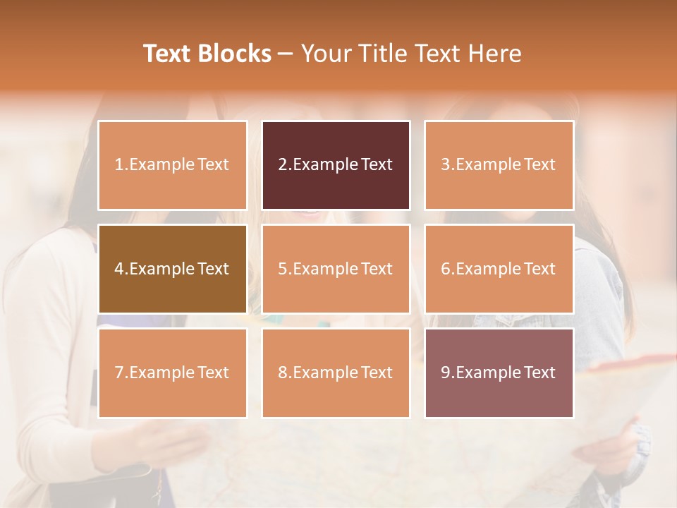 Tourist Street Visitors PowerPoint Template