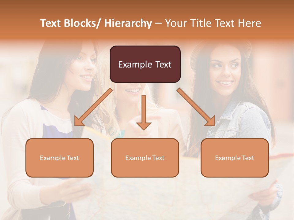 Tourist Street Visitors PowerPoint Template