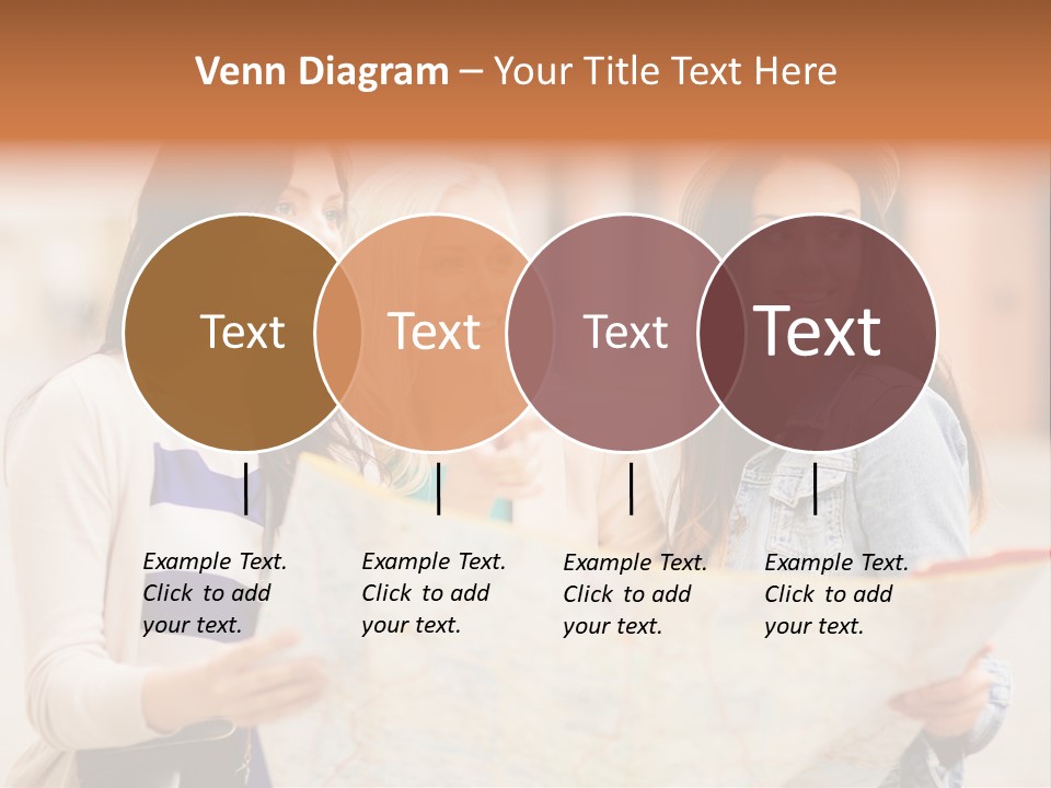 Tourist Street Visitors PowerPoint Template