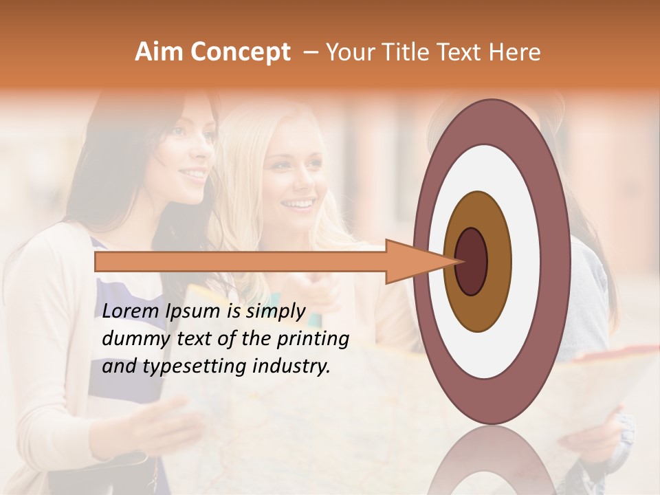 Tourist Street Visitors PowerPoint Template