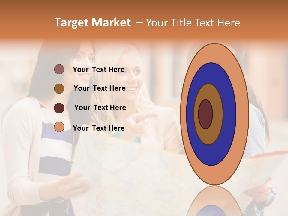 Tourist Street Visitors PowerPoint Template