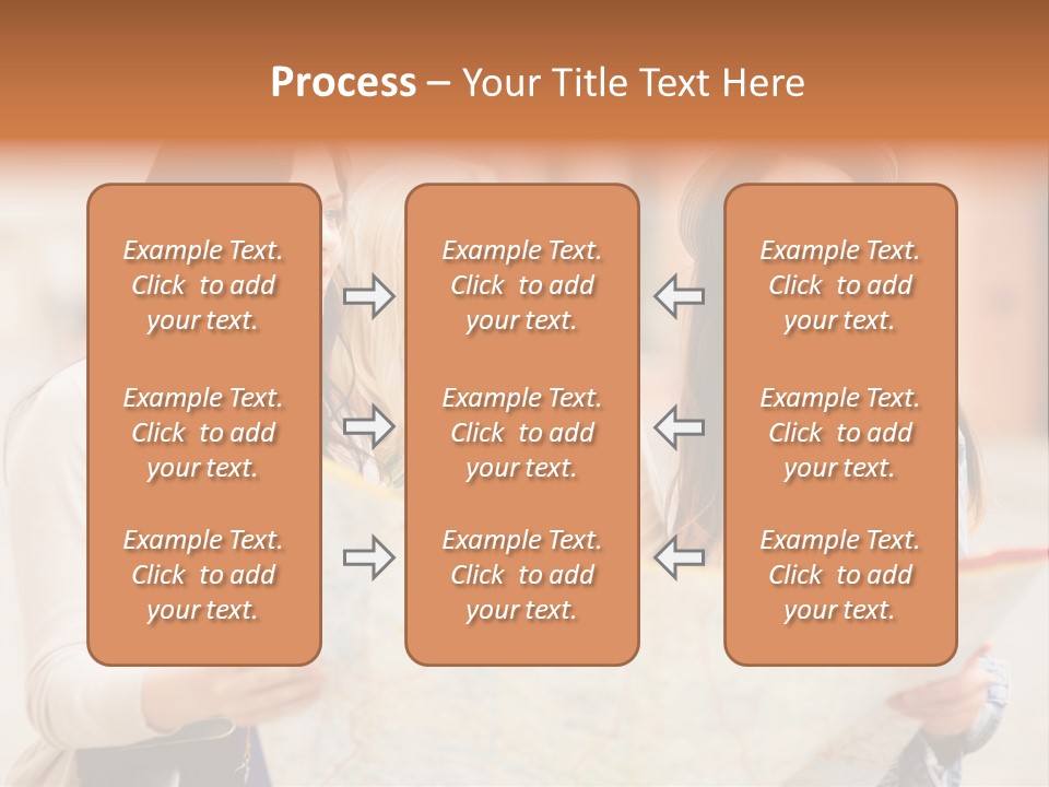 Tourist Street Visitors PowerPoint Template