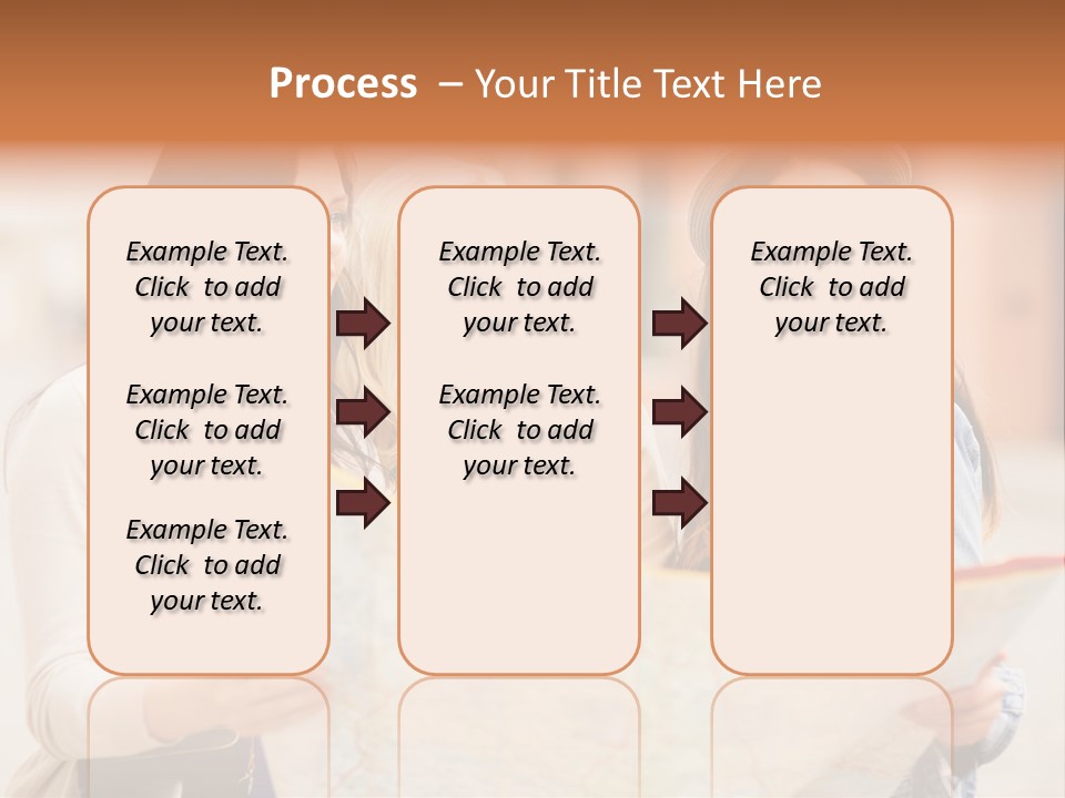 Tourist Street Visitors PowerPoint Template