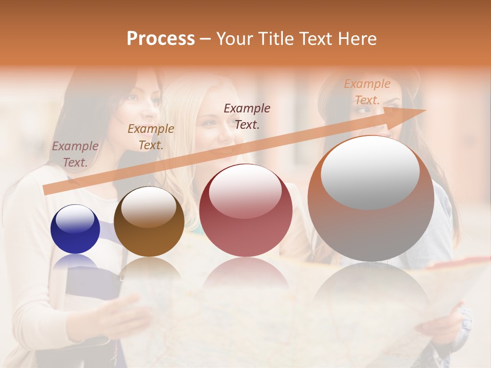 Tourist Street Visitors PowerPoint Template