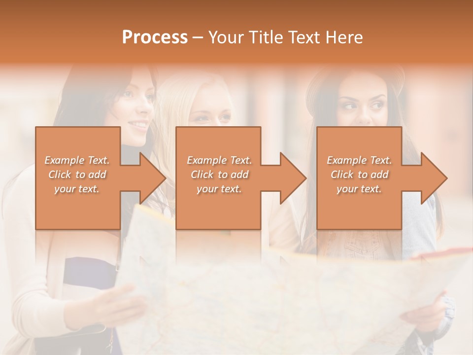 Tourist Street Visitors PowerPoint Template