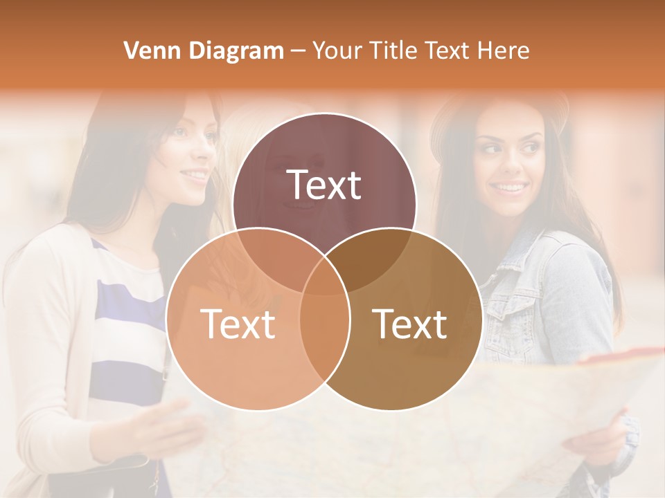 Tourist Street Visitors PowerPoint Template