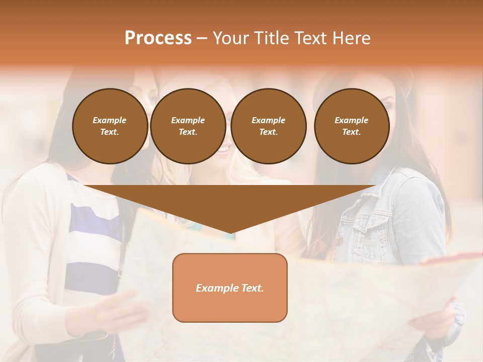 Tourist Street Visitors PowerPoint Template