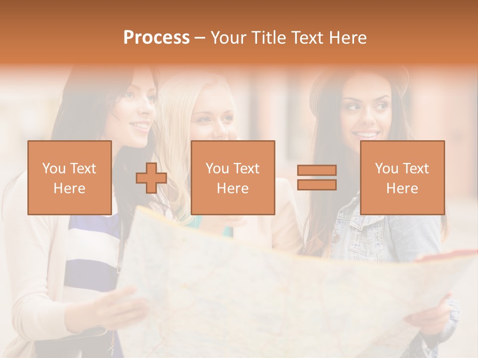 Tourist Street Visitors PowerPoint Template