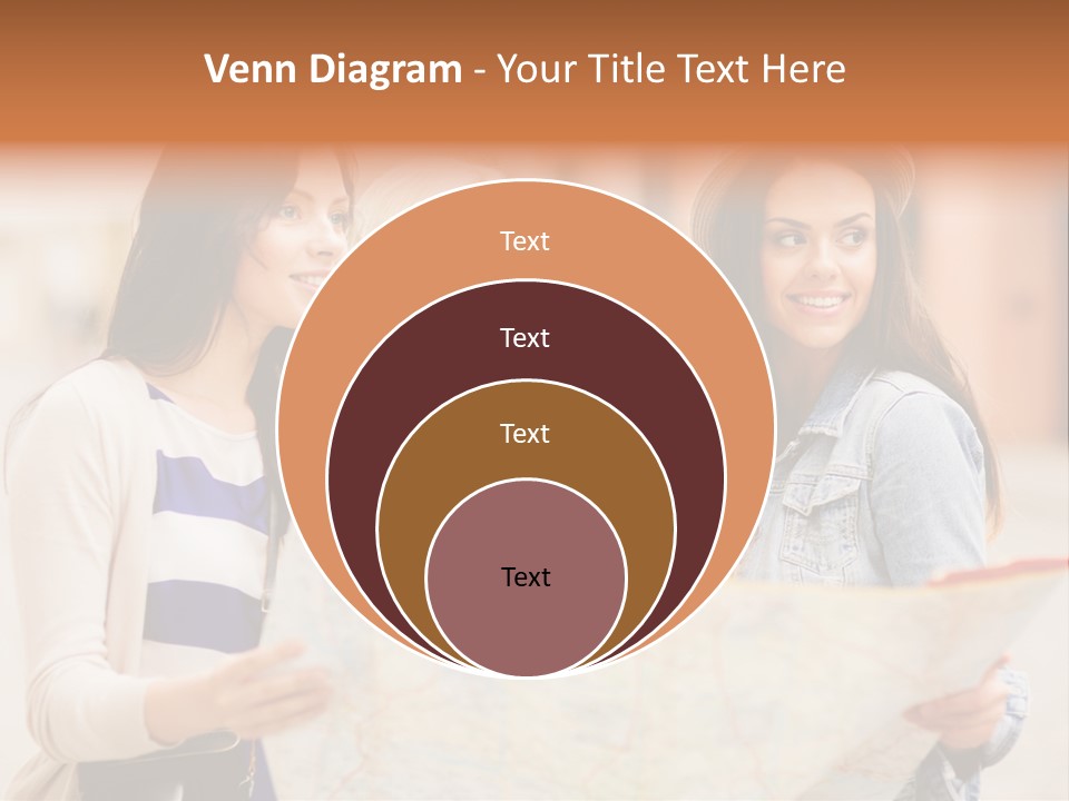 Tourist Street Visitors PowerPoint Template