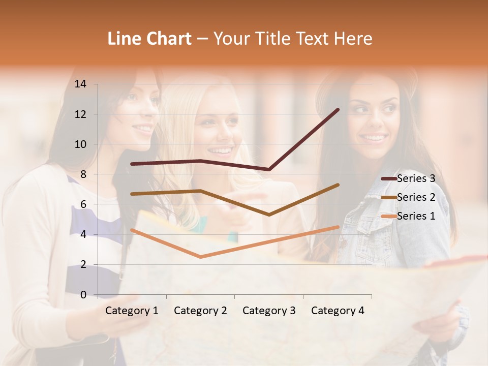 Tourist Street Visitors PowerPoint Template