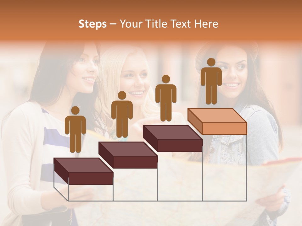 Tourist Street Visitors PowerPoint Template