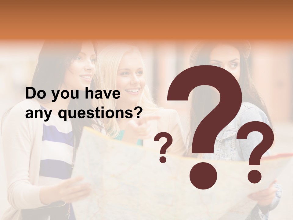 Tourist Street Visitors PowerPoint Template