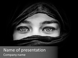 Black Girl Islam PowerPoint Template