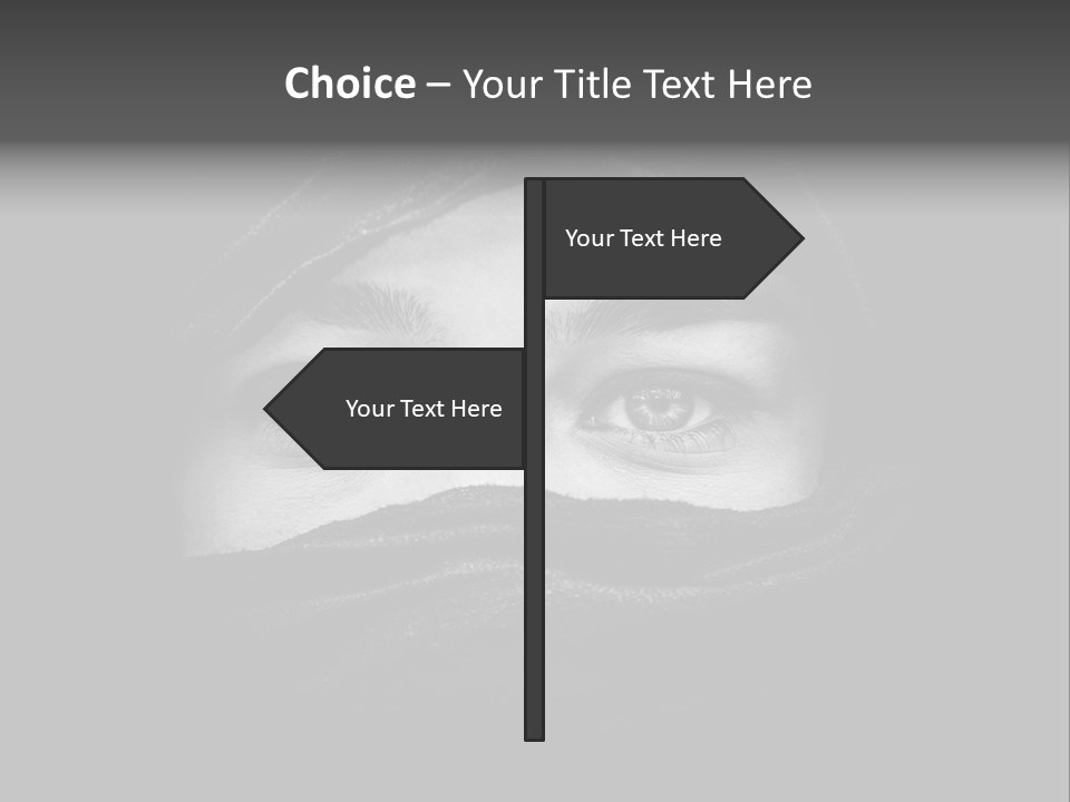 Black Girl Islam PowerPoint Template