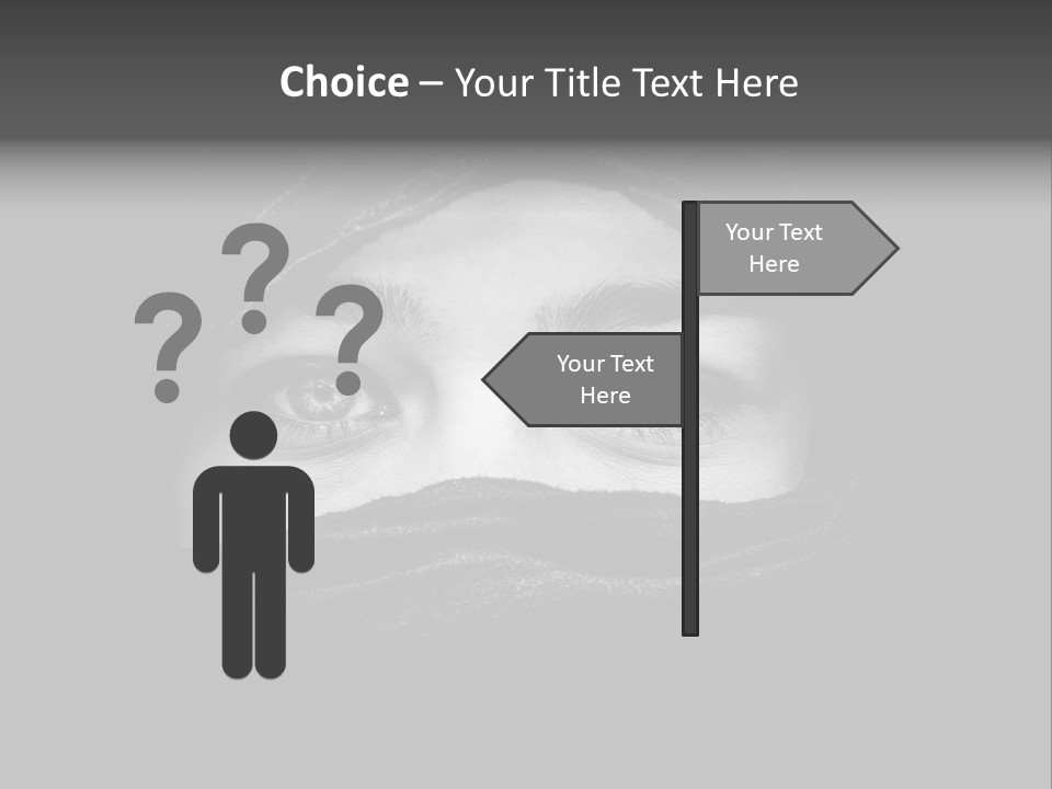 Black Girl Islam PowerPoint Template