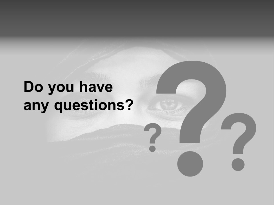 Black Girl Islam PowerPoint Template