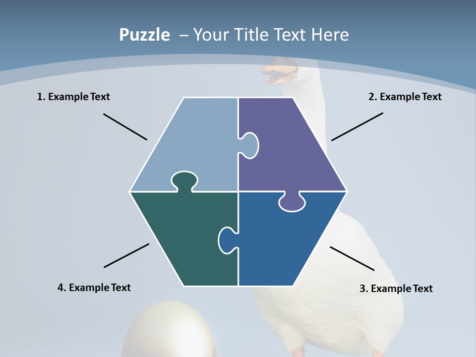 Foot Studio Egg PowerPoint Template