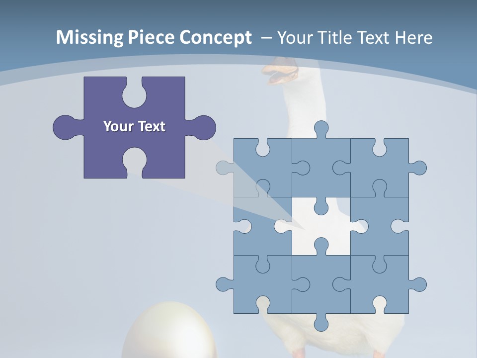 Foot Studio Egg PowerPoint Template