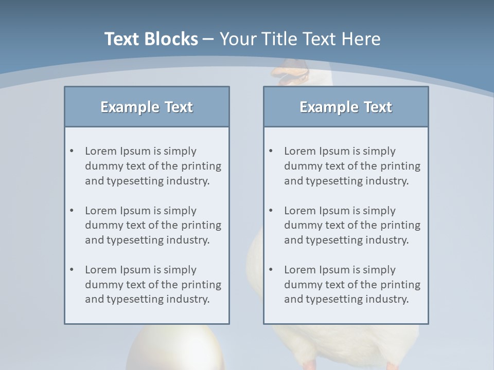 Foot Studio Egg PowerPoint Template