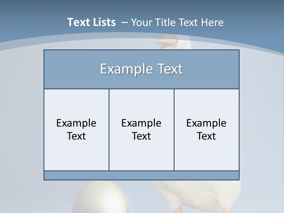 Foot Studio Egg PowerPoint Template
