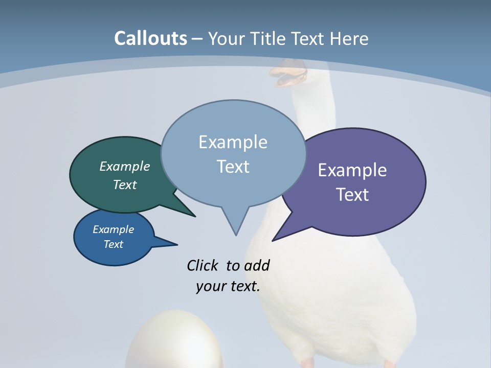 Foot Studio Egg PowerPoint Template